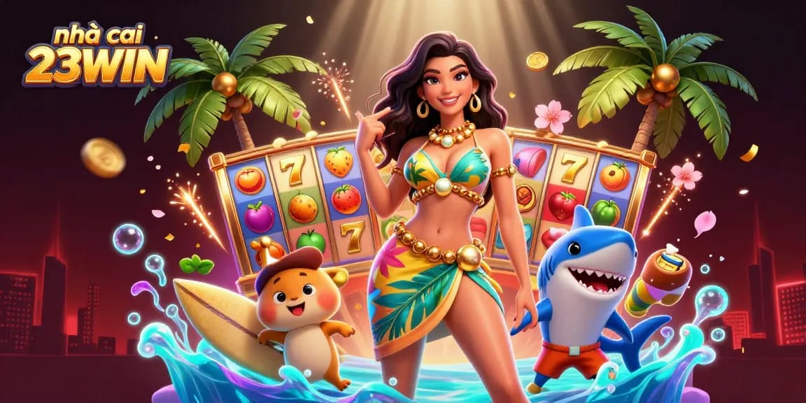 Spin & win at nhà cái 23WIN with exciting slots and casino games featuring vibrant graphics.