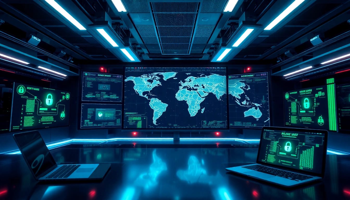 快连官网 showcases secure and fast global network connections with AES-256 encryption, illustrating a professional technology environment.