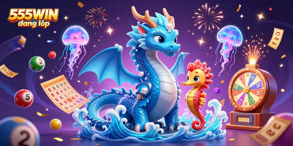 Engage in thrilling casino action with 555WIN đăng nhập through colorful lottery balls, vibrant games, and dynamic elements.