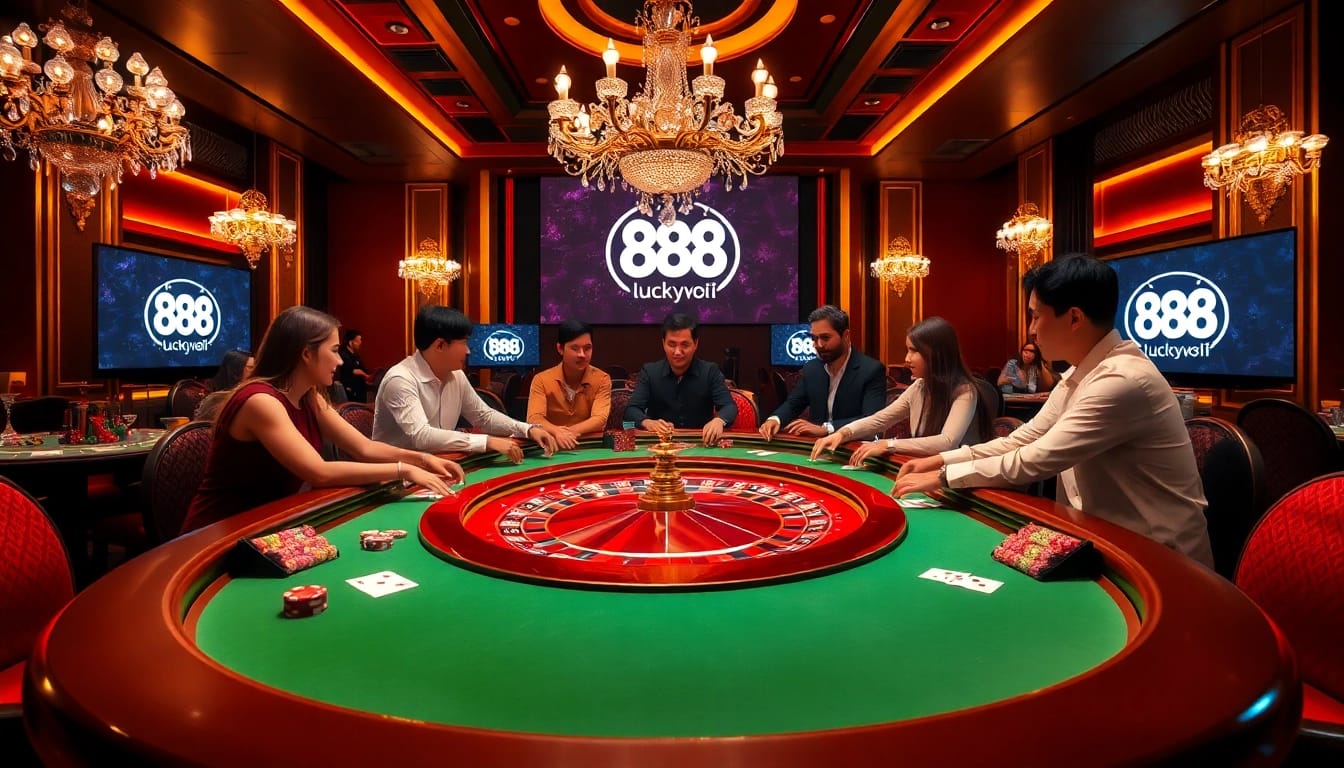 Experience thrilling gameplay on https://lucky88j.world/ with casino tables and exciting betting action.