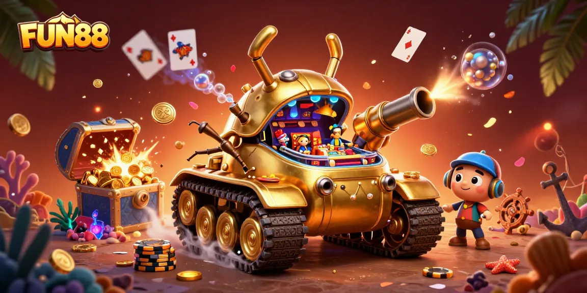 Enjoy the immersive FUN88 experience with a vibrant underwater casino adventure!