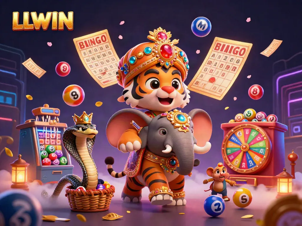 Engage in the colorful gaming world of LLWIN with exciting lottery and bingo elements.