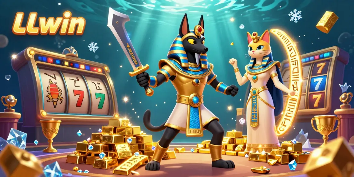 Experience the thrill of winning with LLwin's vibrant casino adventure featuring ancient symbols and treasures.