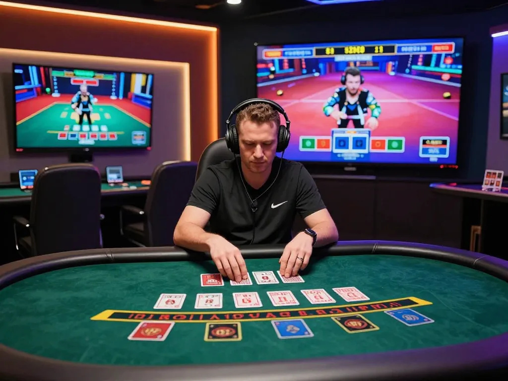 Player enjoying live dealer blackjack on JKP88, showcasing immersive online gaming experience