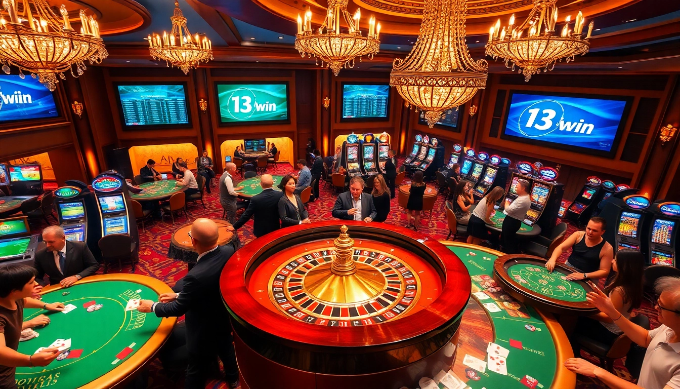 Experience thrilling gambling action at 13win.com with exciting games like poker and roulette.