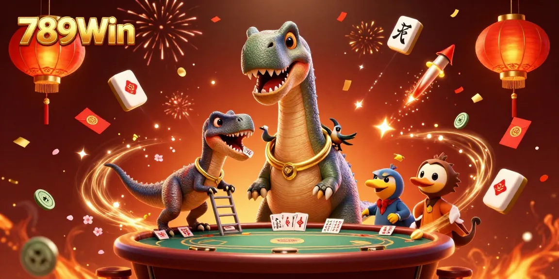 Experience the excitement of 789Win with a vibrant casino scene featuring captivating characters and action.
