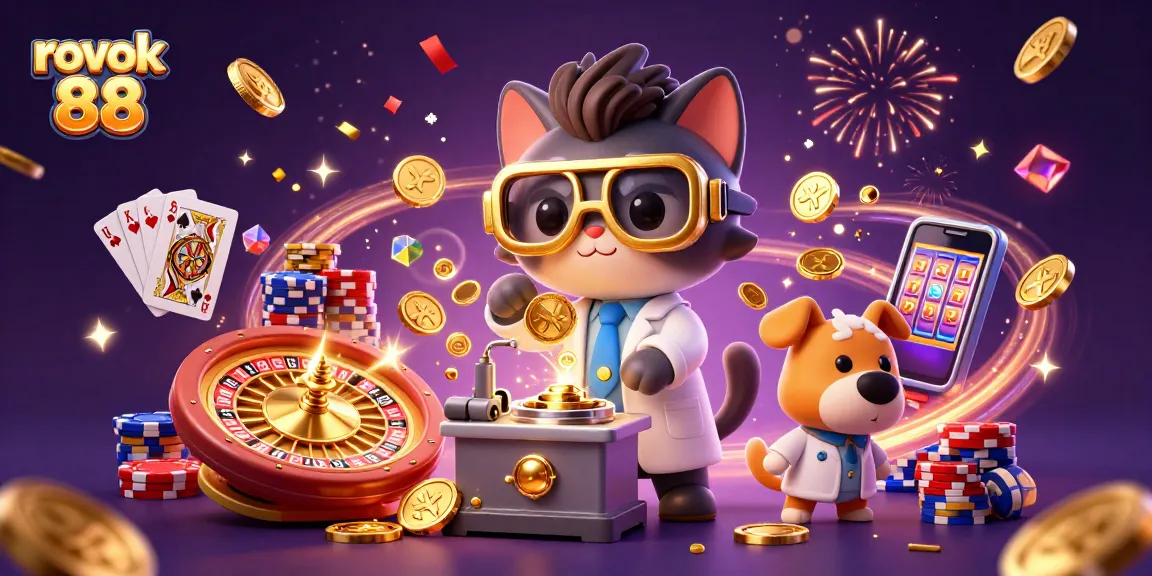 Experience thrilling gameplay with rokok 88 at an exciting casino scene filled with vibrant graphics.